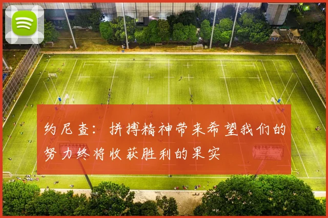 约尼查：拼搏精神带来希望我们的努力终将收获胜利的果实